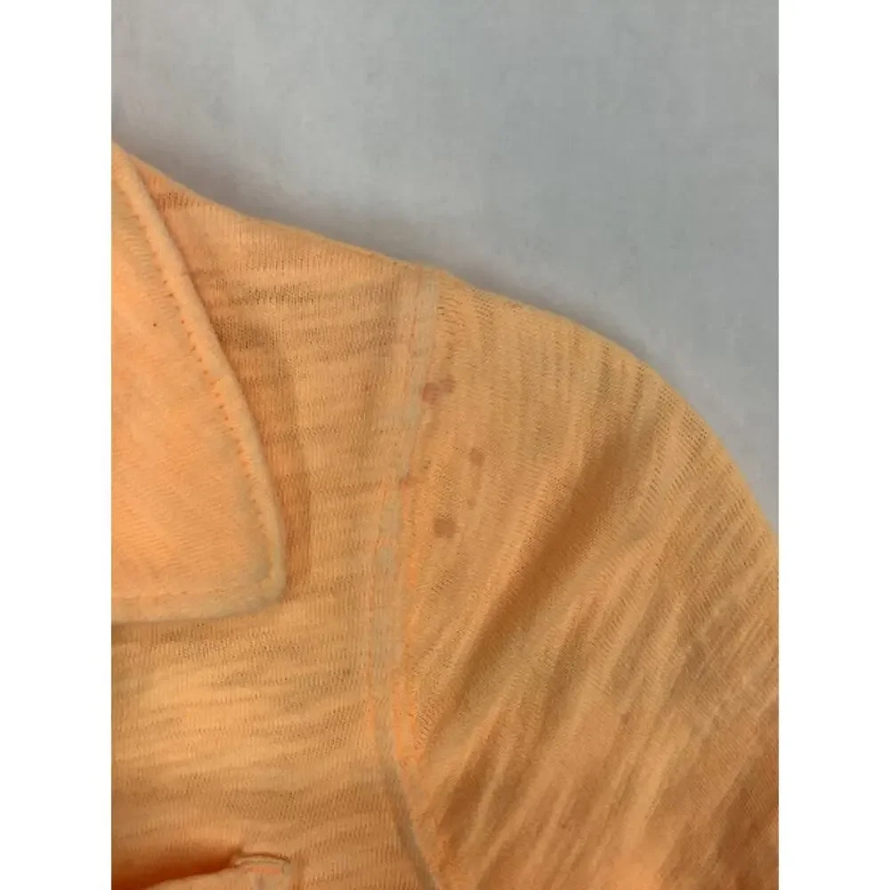 Carters Boy's Peach Orange Short Sleeve Polo Shirt Kids Youth Size 6